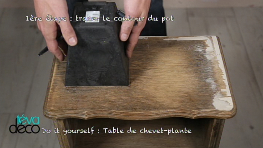 DIY – Table de chevet-plante