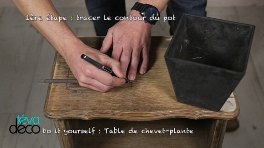 DIY – Table de chevet-plante