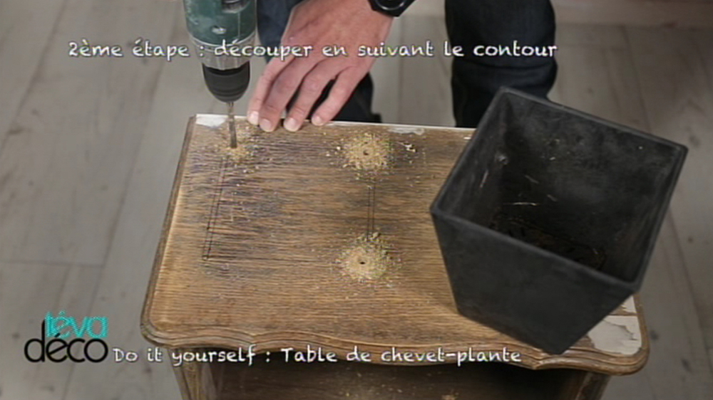 DIY – Table de chevet-plante